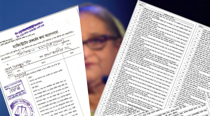 Public notice issued against Hasina, 261 others in sedition case