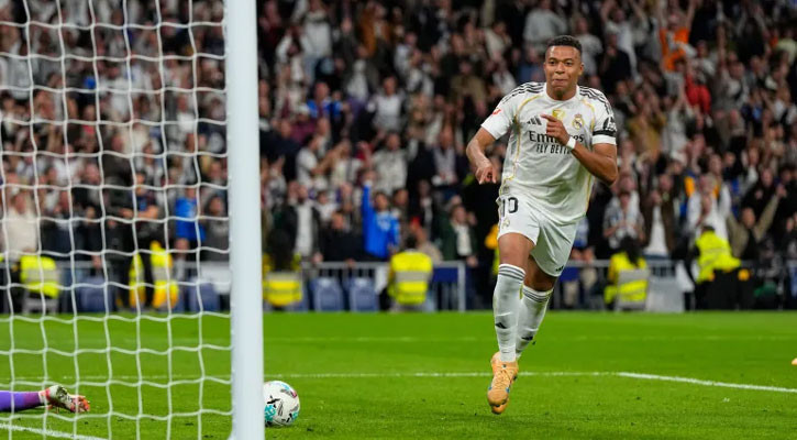 Mbappé brace as Madrid crush Valencia 4–0 in La Liga