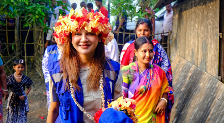 UNDP envoy Jaya Ahsan spotlights climate toll in Dacope