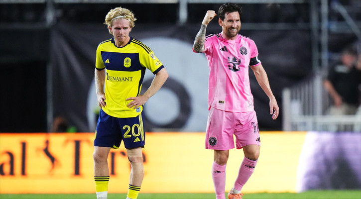 Messi hits 894 goals, 400 assists as Miami routs Nashville