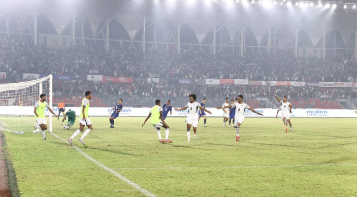Hamza scores twice as Bangladesh play out 2-2 draw with Nepal