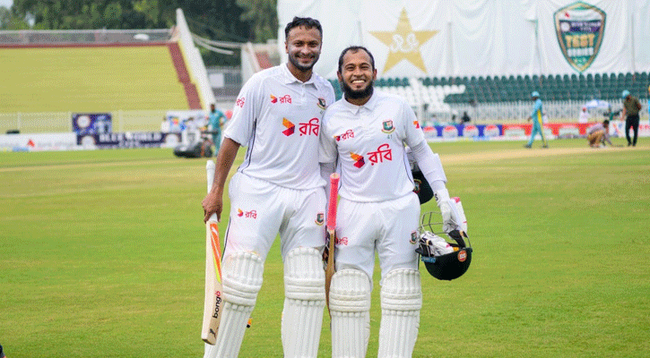 Shakib pays tribute to Mushfiq ahead of 100th test