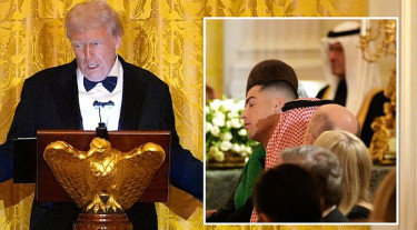 Ronaldo attends White House dinner with Trump, Salman