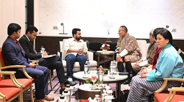 Bhutan PM meets NCP leaders in Dhaka