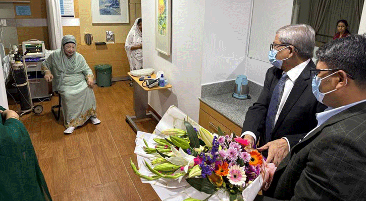 Bhutanese PM sends bouquet to Khaleda Zia