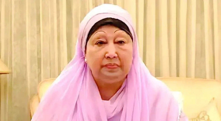 Khaleda Zia shows slight improvement, takes liquid food