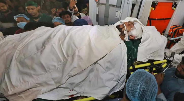 Hadi being taken to Singapore