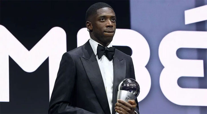 Dembele named Fifa men’s player of the year