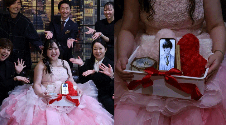 Woman marries AI character in Japan
