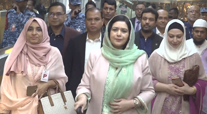Zubaida Rahman departs for London