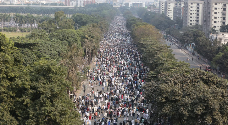 Hadi’s janaza draws huge crowds on Manik Mia Avenue