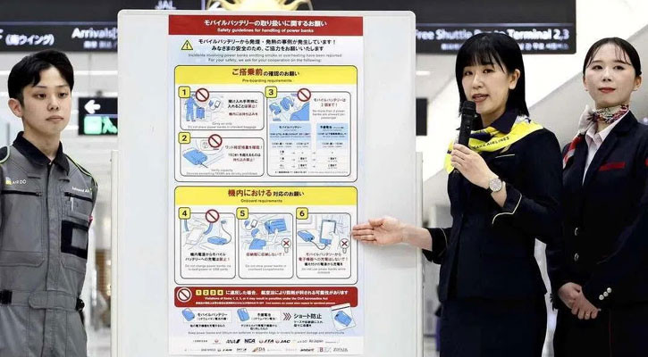 Japan to ban use of portable chargers on flights from April 24