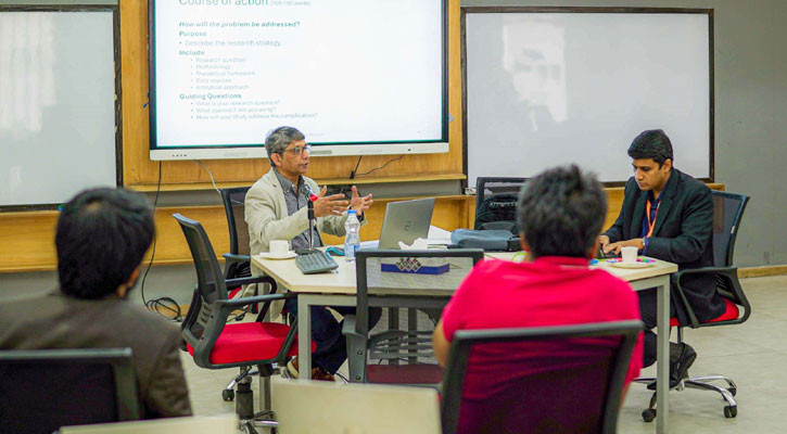 Prof Akhlaque Haque speaks at IUB on curiosity and learning in the age of AI