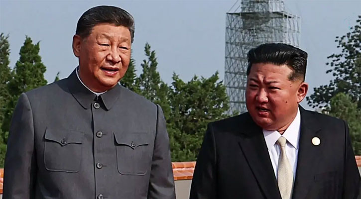 Xi Jinping arrives in North Korea for talks with Kim Jong Un