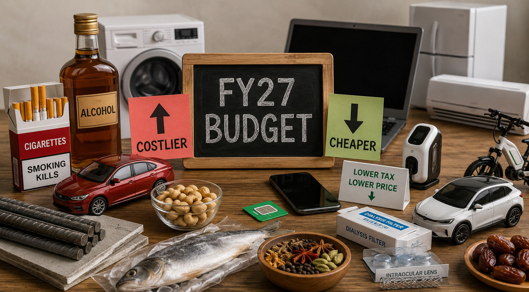 FY27 Budget: Cigarettes up; laptops, SIMs cheaper