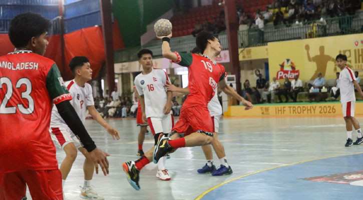 Bangladesh beat Nepal 39-25 in U-18 IHF Trophy