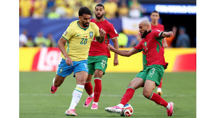 Vinicius brings Brazil level by halftime