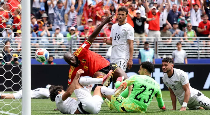 Lukaku helps Belgium salvage draw against Egypt
