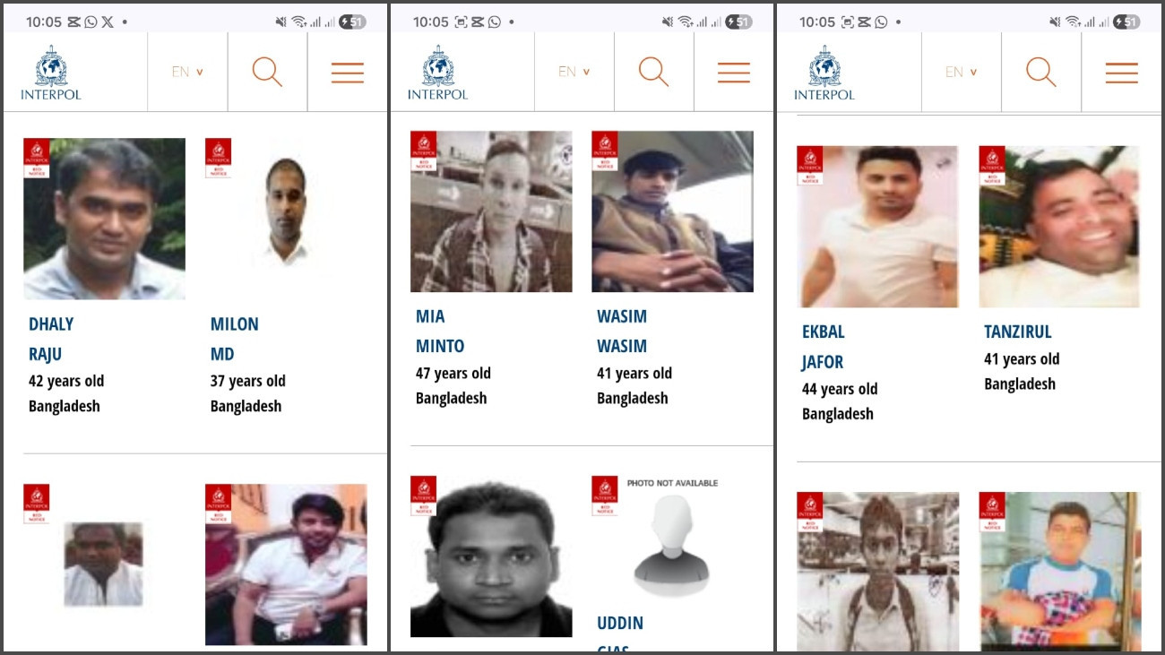 59 Bangladeshis on Interpol wanted list