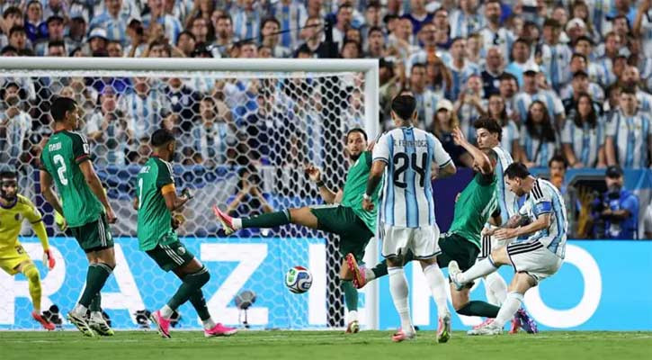 Messi makes World Cup history with Algeria hat-trick