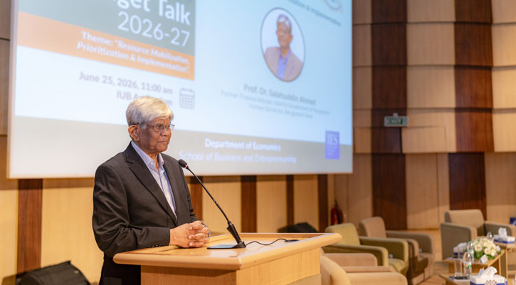 Budget Talk at IUB sheds light on challenges in resource mobilization and implementation