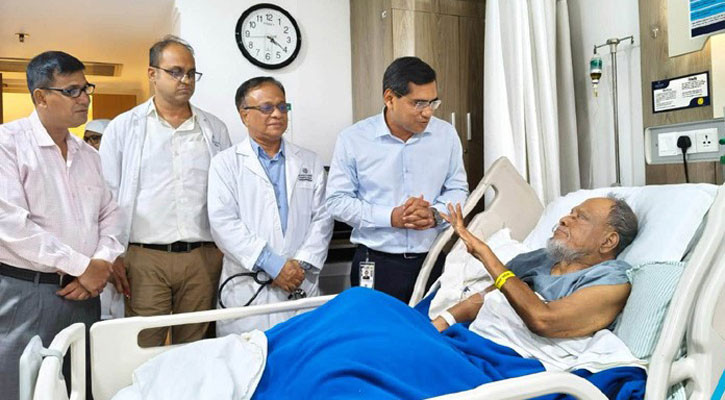 PM inquires about health condition of ailing Rafiqul Islam