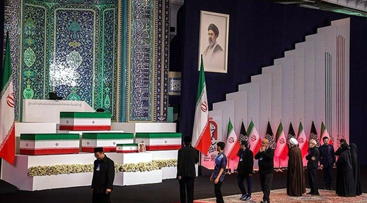 Iran supreme leader's body arrives in Tehran for funeral