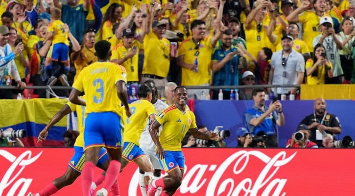 Colombia beats Ghana 1-0 to reach round of 16