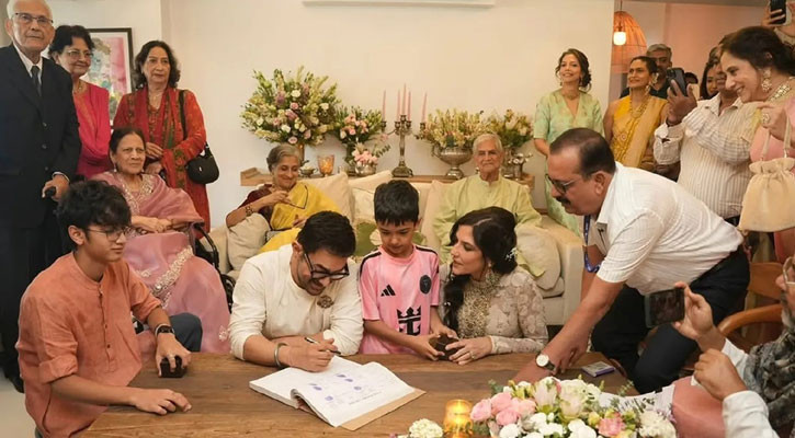 Aamir Khan marries Gauri Spratt in his third marriage