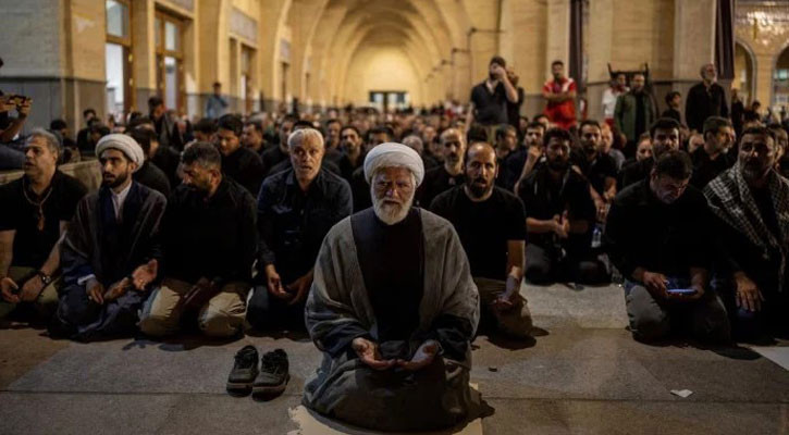 Three sons of Iran’s slain leader Khamenei appear at funeral, not his successor