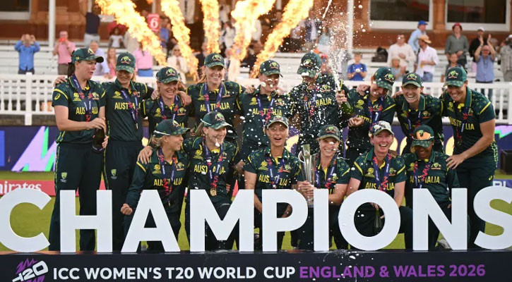 Australia crush England to win 7th Women’s T20 World Cup