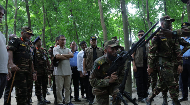 PM visits Army summer exercise in Manikganj
