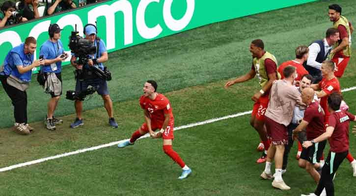 Switzerland beat Colombia on penalties to set up Argentina clash