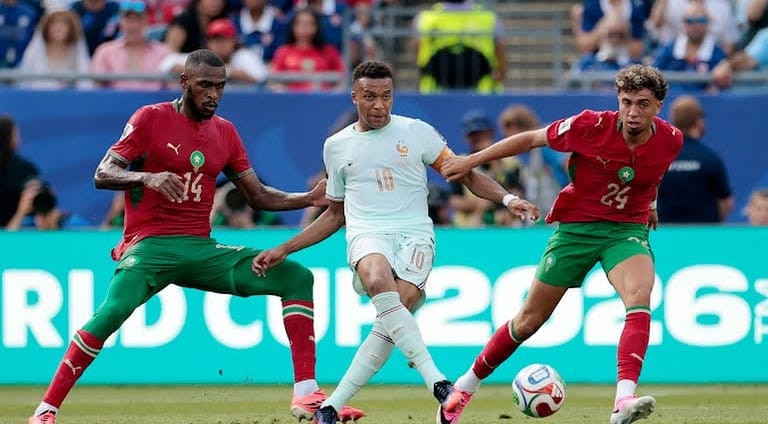 Mbappe, Dembele fire France past Morocco into World Cup semis