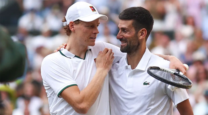 Sinner beats Djokovic to reach Wimbledon final