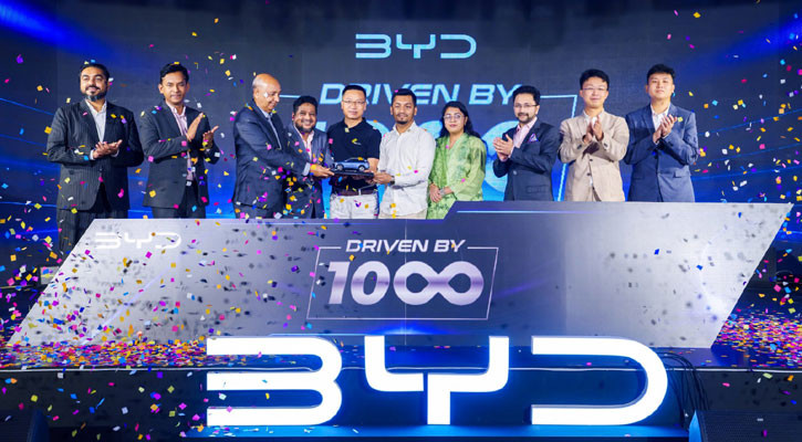 BYD Bangladesh marks 1,000 NEVs on local roads